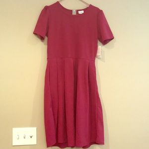 NWT Amelia dress, wine or crimson colored